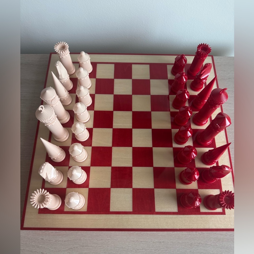 Christian Louboutin Limited Edition Lacquer Chess Set